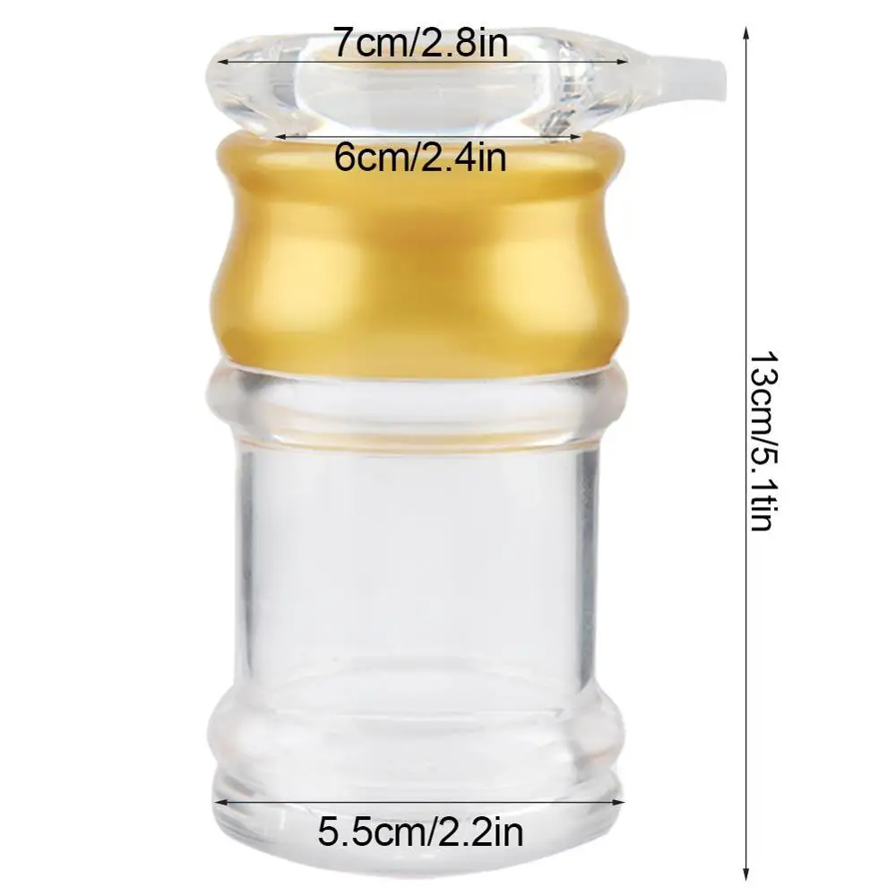 4 размера прозрачная акриловая бутылка для масла, кухонная приправа банка для барбекю, соус, масло с уксусом, Диспенсер, прозрачная приправа банка s - Цвет: C