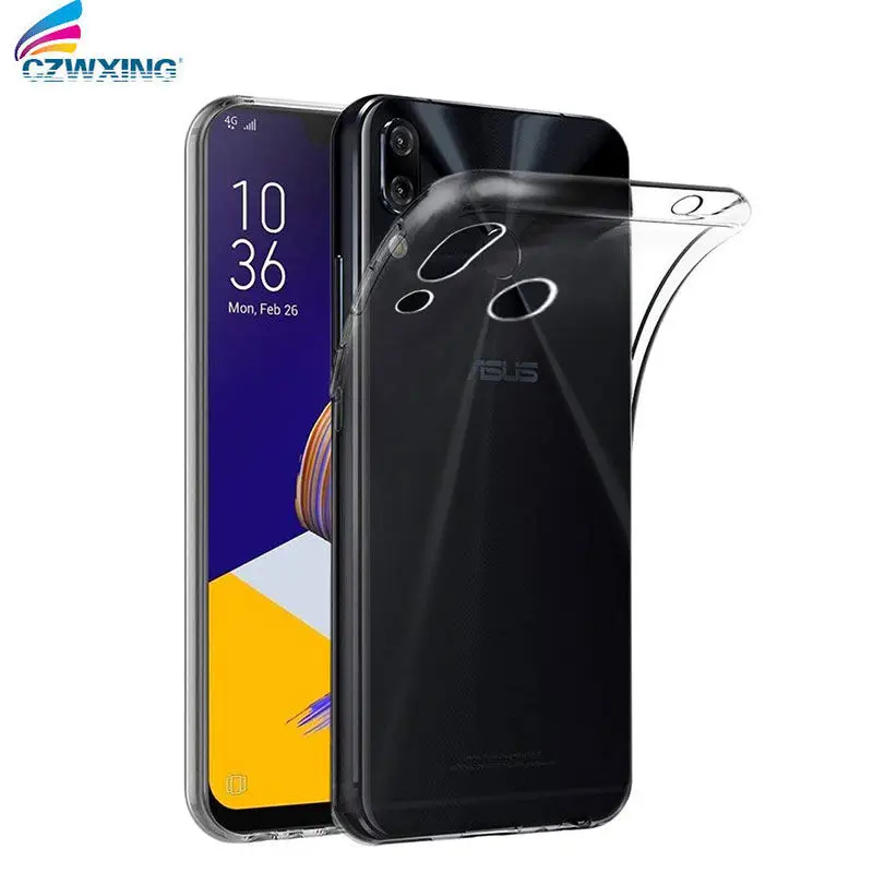 Для Asus Zenfone 5Z ZS621KL силиконовый прозрачный Футляр Мягкий чехол для телефона из ТПУ