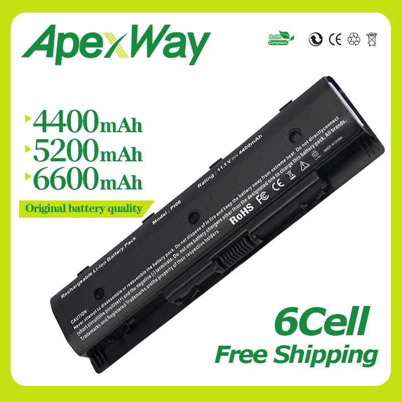 

Apexway 11.1V HSTNN-LB4N HSTNN-LB4O HSTNN-YB4N HSTNN-YB4O PI06 P106 PI09 For HP Envy TouchSmart 14 14t 14z 15 15t 15z 17 17t