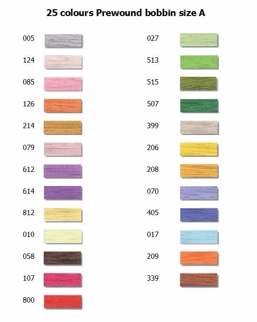 Size A 25 colours