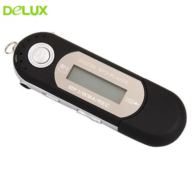 Delux Protable MP3 Player FM Radio USB Mini LCD Screen Support 8GB