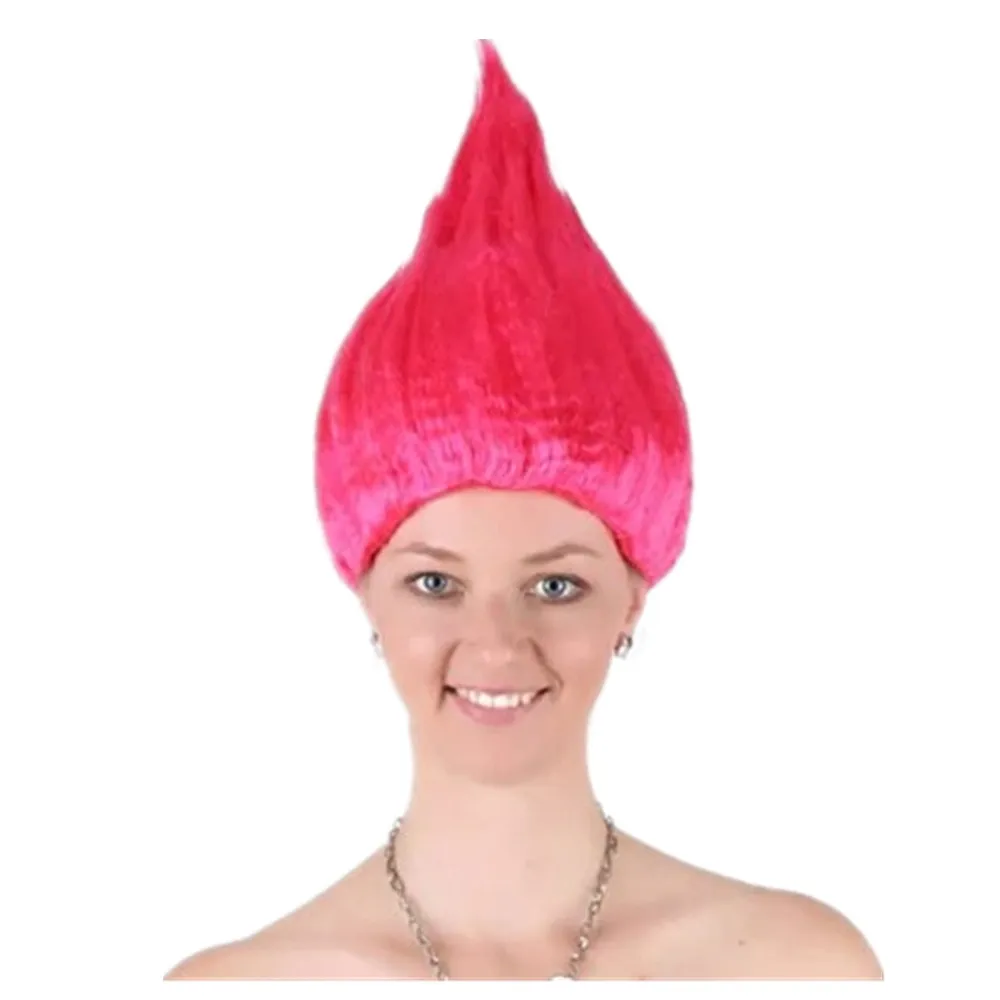 Trolls Poppy Wig 36cm Wig Cosplay Party Supplies Trolls ...