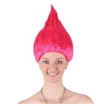 Trolls señora peluca carnaval Halloween carnaval peluca spiked Wig adultos