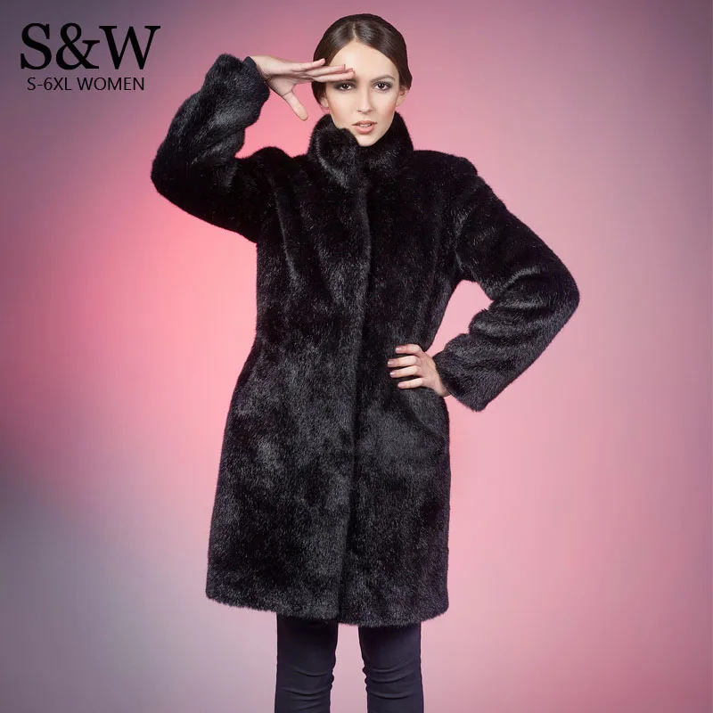 manteau fourrure synthétique mango