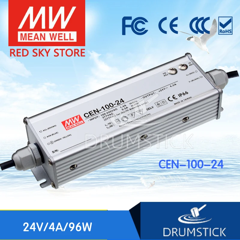 

MEAN WELL CEN-100-24 24V 4A meanwell CEN-100 24V 96W Single Output LED Power Supply