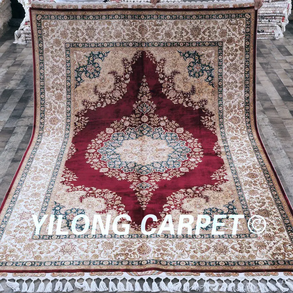 Yilong 5 6 'x 8 3' классические восточные турецкие дизайнерские ручные Коврики