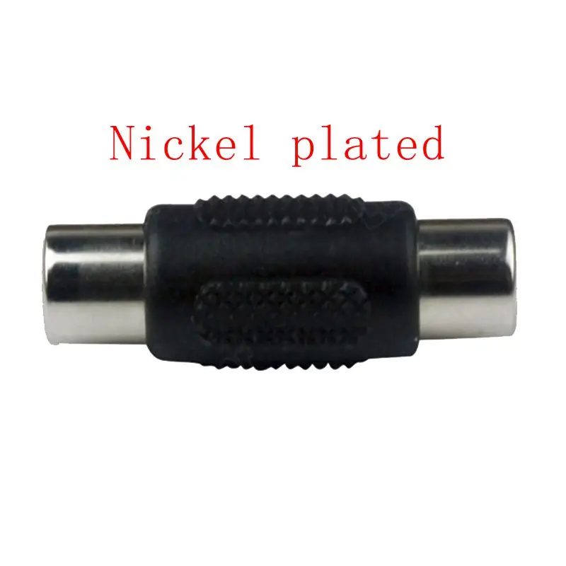 10PCS RCA Phono In Line Sockets Female Connector Plug