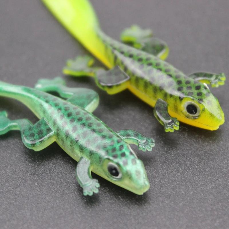 New 8PCS soft bait frog mini Ray frog 3g 7cm bionic Lure bass blackfish