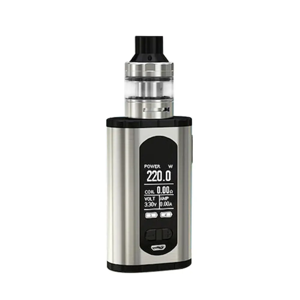 Eleaf Invoke 220 Вт TC Box MOD Vs Eleaf Invoke Kit, макс. 220 Вт, без 18650, батарейный блок, мод, Vape Vaporizer Vs Drag 2/Shogun - Цвет: Silver invoke Kit