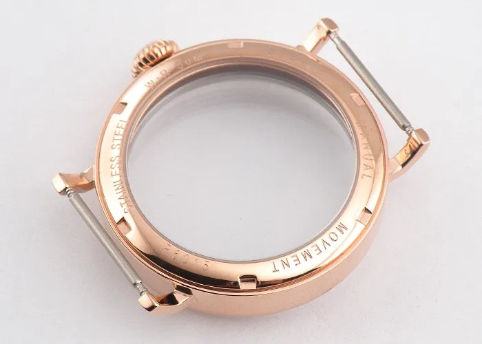 Parnis 46 мм PVD золотой чехол из нержавеющей стали подходит для 6497 6498 ST3620 мужские часы P170