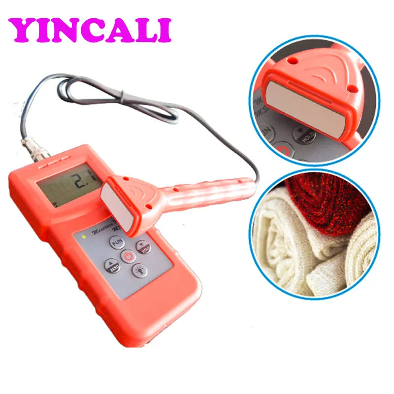 High Accuracy Inductive Portable Moisture Meter MS310-S For Textile Measuring range 0-99% 4 digital LCD | Инструменты