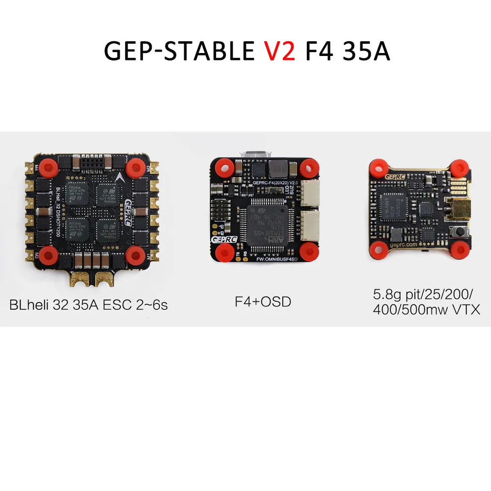 Оригинальный стабильный контроллер полета GEPRC Pro F7 DUAL BL 35A Flytower/стабильный