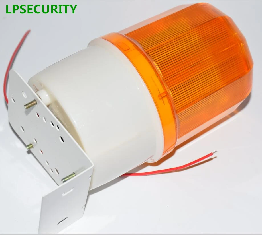 LPSECURITY водонепроницаемый наружный светодиодный маяк красный сигнал тревоги мигание 90 дБ сирена стробоскоп для gsm система домашней сигнализации