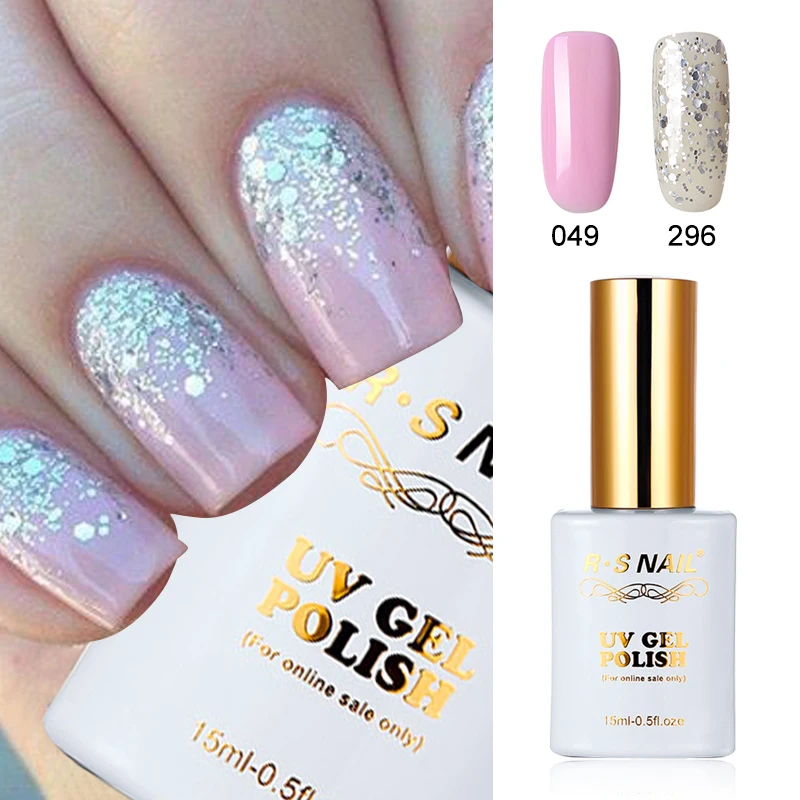 Esmalte de uñas de Gel de Color más nuevo n. ° 049 + 296 LED UV diseño de uñas de Gel de larga duración laca pegamento profesional para Gel de uñas