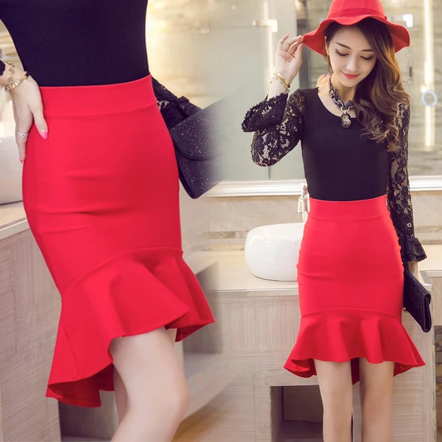 Top 136+ asymmetrical pencil skirt