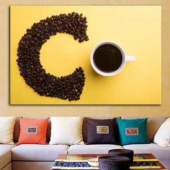 

CLSTROSE Frame Living Room HD Printed Modern Painting 1 Pc Coffee Bean Modular Decoration Posters Picture On Canvas Home Decor