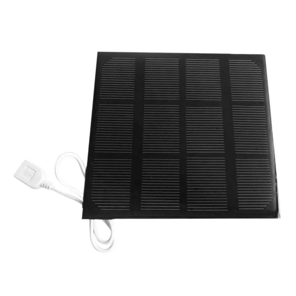 

Onleny 3W 6V USB Solar Panel Power Bank Mobile Phone MP3 MP4 External Battery Charger Portable Outdoor Travelling DIY Charger