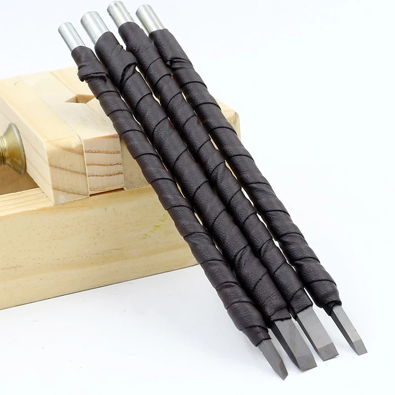 4 Pcs/set Stone Carving Knife Tool Set Multi function Tungsten Carbide