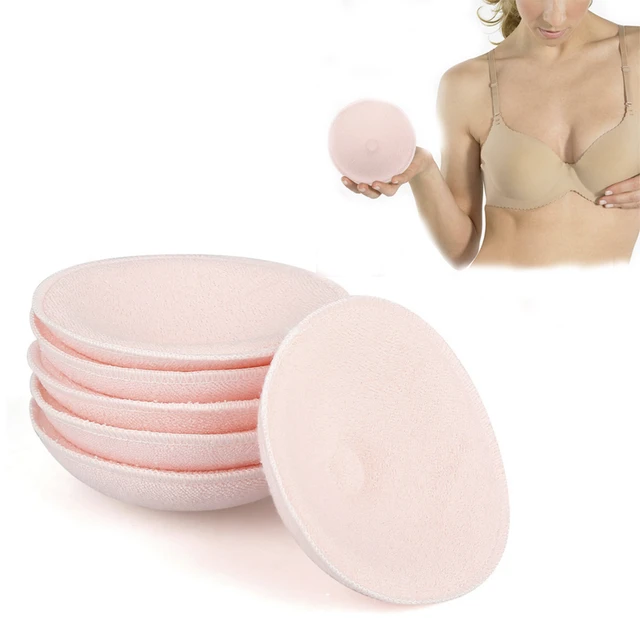 Breast Pads Washable Maternity Nursing, Reusable ,Leak-proof 6Pcs cotton  fabric
