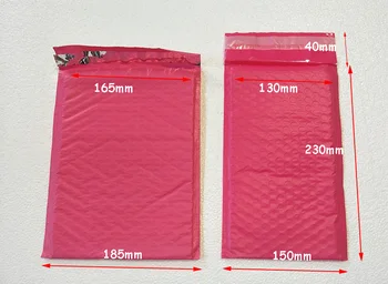 

Pink 150*230mm 5.1 x9inch Usable space Poly bubble Mailer envelopes padded Mailing Bag Self Sealing [50pcs]