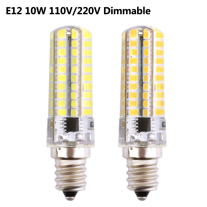 

Led Lamp E12 Dimmable SMD 2835 Brighter Than Lampada LED Corn Light Bulb E12 110V 220V Lampadas LED Light Replace Halogen Lamp