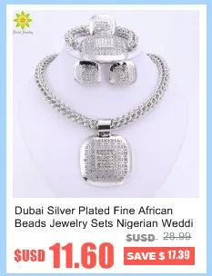Нигерийские Свадебные африканские бусы комплекты ювелирных изделий комплекты ожерелий с кристаллами серебряный цвет комплект ювелирных изделий свадебные аксессуары вечерние