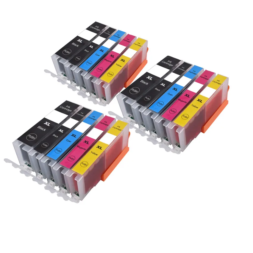 15pcs PGI 550 551 compatible ink cartridge For canon PIXMA IP7250 MG5450 MX925 MG5550 MG6450