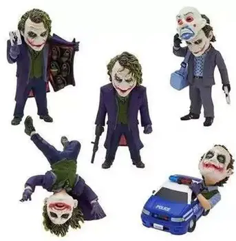 

5Pcs/set DC Comics Model Batman Joker Clown 5 cm /1.97 Inch Toy Doll Model Action Figures Toys for Gifts