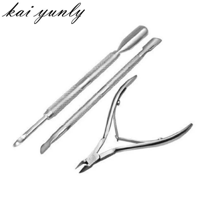 1Set Nail Cuticle Pusher Trimmers Nipper Pack Skin Remover Manicure