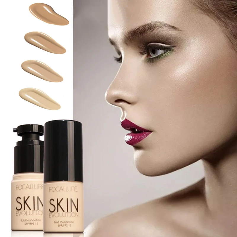 Основа для лица жидкий крем макияж полное покрытие консилер контроль маслом легко носить гладкая мягкая база для макияжа лица