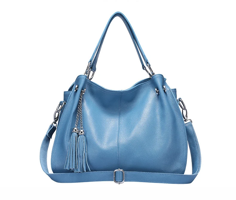 Bolsa de couro genuíno das mulheres bolsa