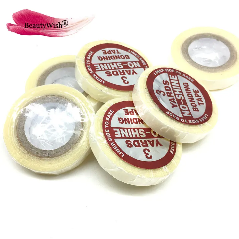 Water Proof tape 10 Rolls 3 Yards Double Sided Adhesive Tape Skin Weft Tape Hair Extensions 1cm width Blue Tape For Hair Water Proof tape 10 Rolls 3 Yards Double Sided Adhesive Tape Skin Weft Tape Hair Extensions 1cm width Blue Tape For Hair