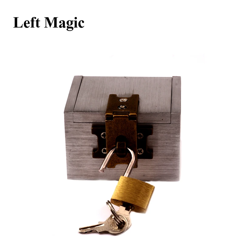 Сильная коробка от Joe Porper Card Волшебные трюки умственное предсказание алюминиевый железный ящик магический реквизит кости комедия сценическая магия