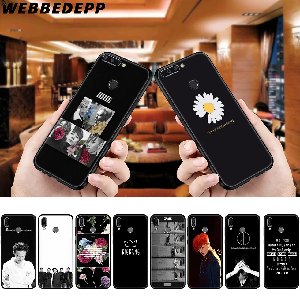 WEBBEDEPP мягкий чехол Bigbang G Dargon для Huawei P8 P9 P10 P20 P30 Lite Pro P Smart Z Plus 2019 Y6 Prime 2018 2017 Mini |
