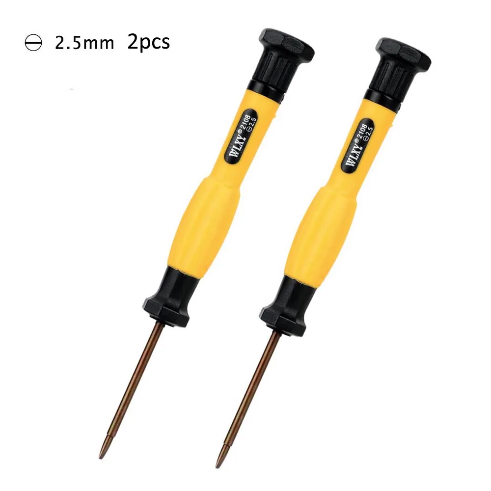 (2pcs/ set) 2.5mm Slotted Screwdriver Flat Head Tip Screw