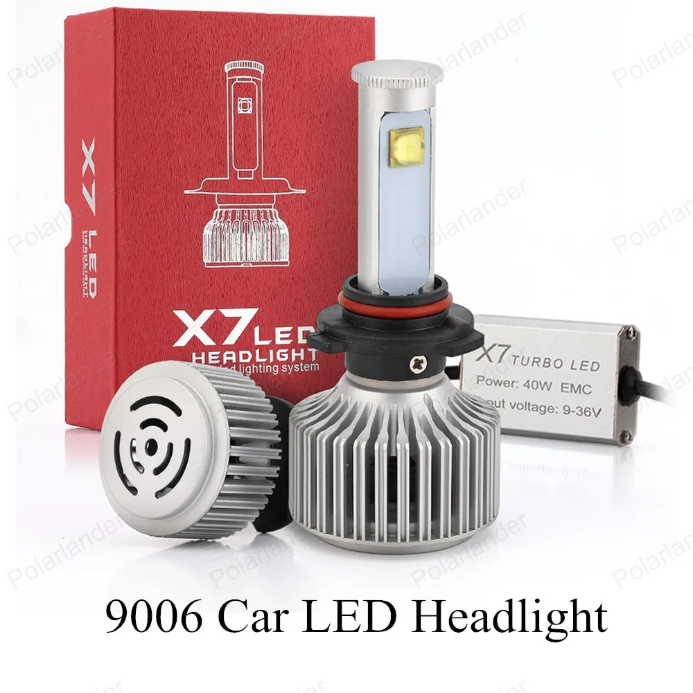H7 CREE LED Lamp Headlight Kit Car Beam Bulbs 6000k White 12V Upgrade 80W 7200LM 
