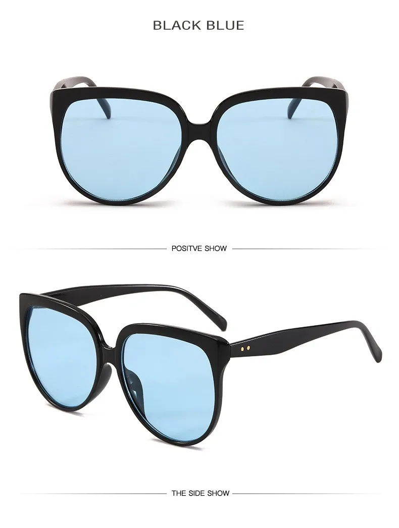 Большой кошачий глаз, солнцезащитные очки, Для женщин модные женские Элитный бренд, женские солнцезащитные очки, Винтажные Солнцезащитные очки Oculos de sol Feminino UV400