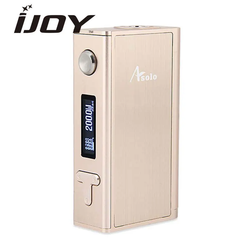 

Clearance! IJOY Asolo VW/TC Box Mod 200W Compatible with all types of e-cig wire materials High Quality Vape Asolo Mod