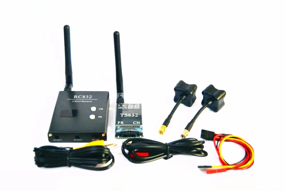 FPV 5,8G 600mW RC832 TS832 TS835 40/48 CHWireless AV TransmitterReceiver 5,8G поляризованная антенна Fatshark для RCAntenna