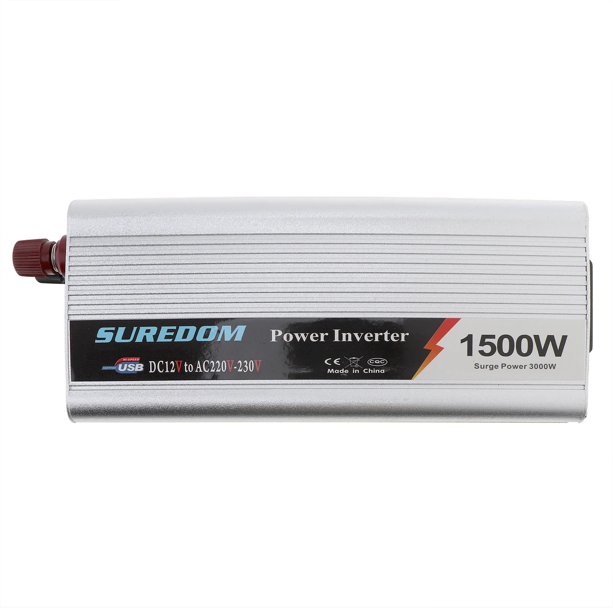 Inversor de corriente caliente de 1500W para vehículo de coche USB de 12V a ca de 220V convertidor 