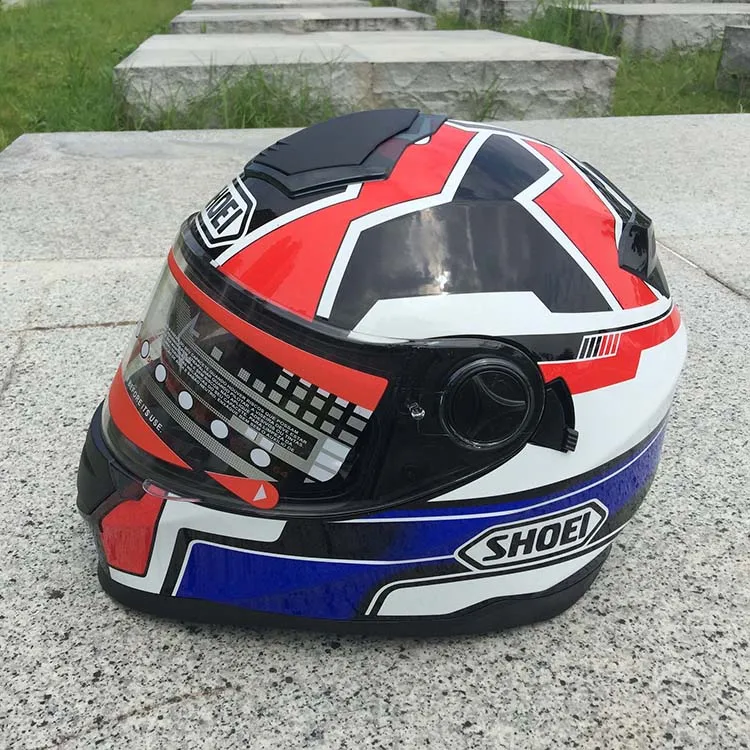 2016 New for SHOEI 93# Double lens Motorcycle Full Face Helmet Lens Motocicleta Casco Capacetes DOT Approved | Автомобили и