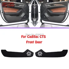 Для Cadillac CTS Автомобильная Внутренняя крышка двери Защита от царапин декоративные накладки автомобиля стикер 4 шт