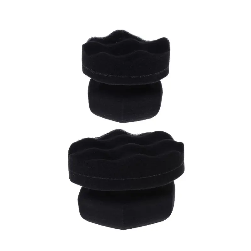 

1Pcs High Density Foam Wave Type Tire Dressing Tools Hex Grip Applicator Handheld Tire Waxing Sponge