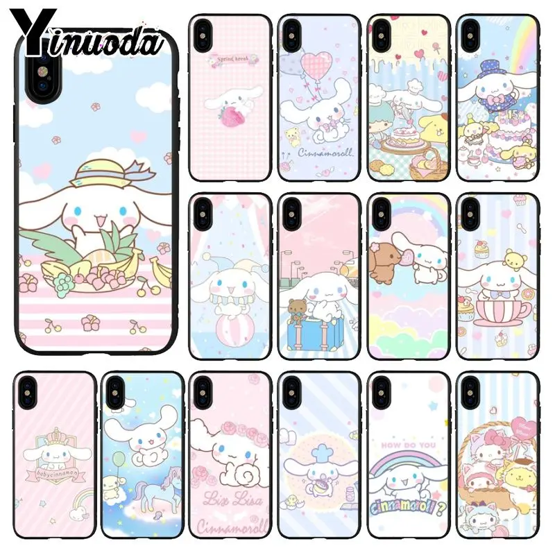 Yinuoda милый мультяшный cinnamoroll Роскошный Уникальный Дизайн чехол для телефона Apple