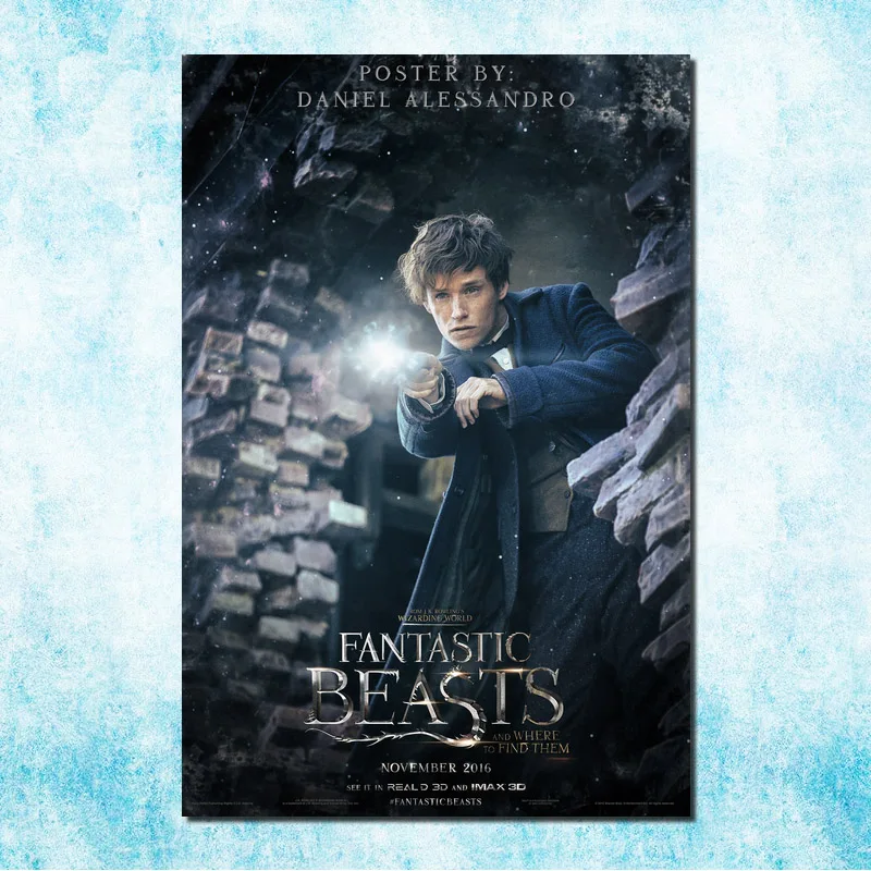 Fantastic Beasts and Where to Find Them New Movie Silk Poster 13x20 24x36 inch