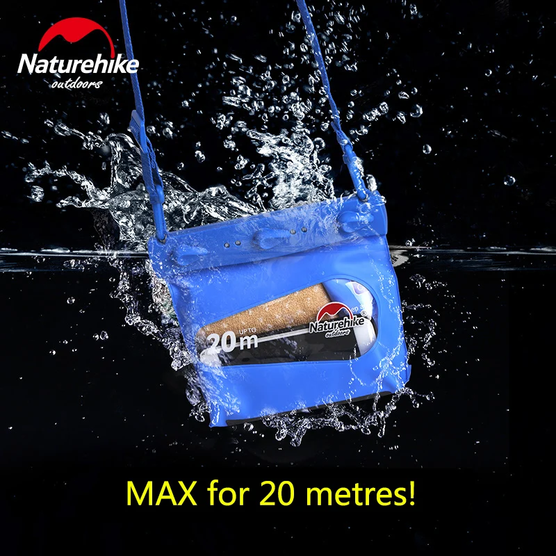 NatureHike водонепроницаемая сумка на одно плечо, сухой мешок для Каяка, каноэ, рафтинга, плавания, спорта