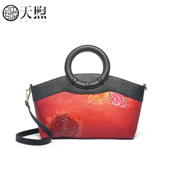 

Pmsix Women bag luxury handbags women bags designer Genuine Leather handbags fashion retro handbag shoulder crossbody Bag