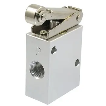 

JM-07 1/4 PT Thread 2 Position 3 Way Roller Type Mechanical Pneumatic Valve