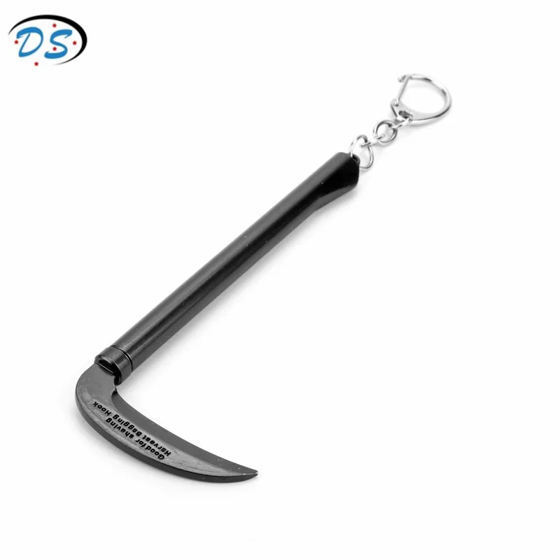 Aliexpress.com : Buy Hot Games PUBG Keychain Sickle Melee Weapon Model Keyrings Metal Key 