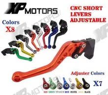 CNC Kurze Adjusatable Bremskupplungshebel Für Honda CBR125R CBR150R 2004-2012 2005 2006 2008 2010 CBR 125R 150R NEUE